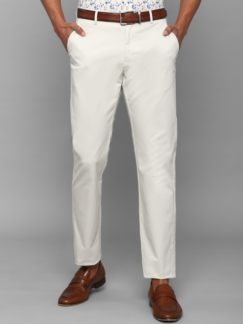 

Allen Solly Men Cream-Coloured Cotton Trouser