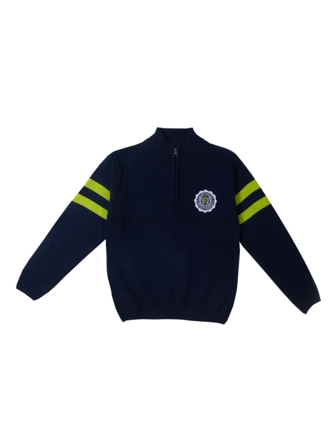 

Palm Tree Boys Navy Blue Solid Sweater