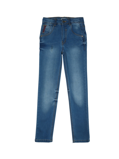 

Palm Tree Boys Blue Jean Regular Fit Mid-Rise Clean Look Jeans