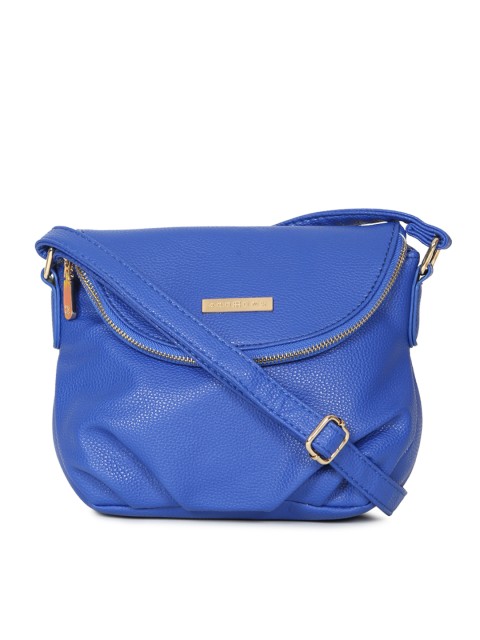 

Addons Blue Solid Sling Bag