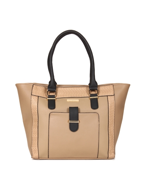 

Addons Beige Solid Shoulder Bag