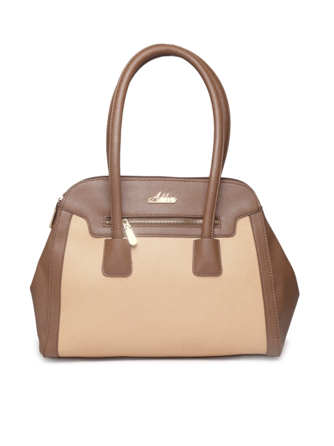 

Addons Brown & Beige Solid Shoulder Bag