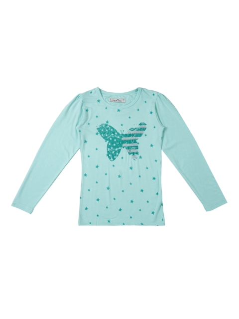 

Palm Tree Girls Sea Green Printed Top