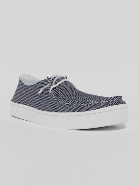 

LOKAIT The Sneakers Company Men Blue Printed Sneakers