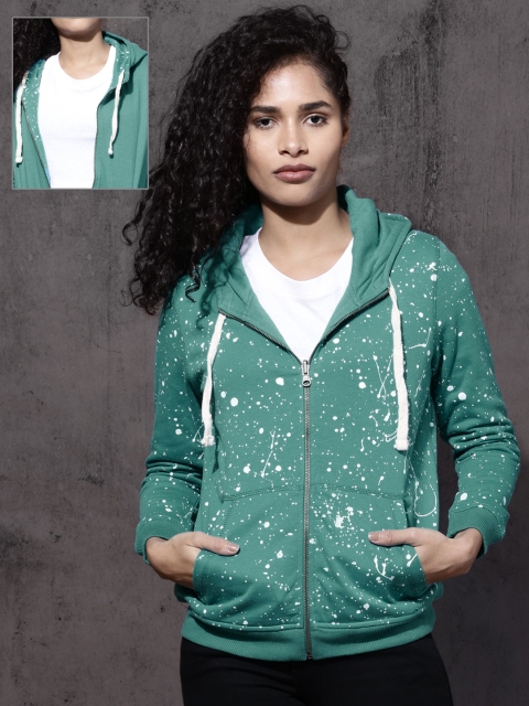 

Roadster Women Sea Green Reversible Sweatshirt