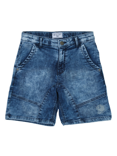 

Gini and Jony Boys Blue Washed Denim Shorts
