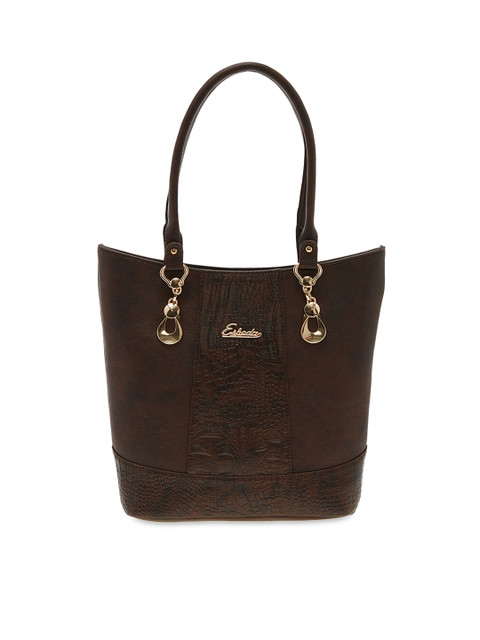 

ESBEDA Brown Textured Shoulder Bag