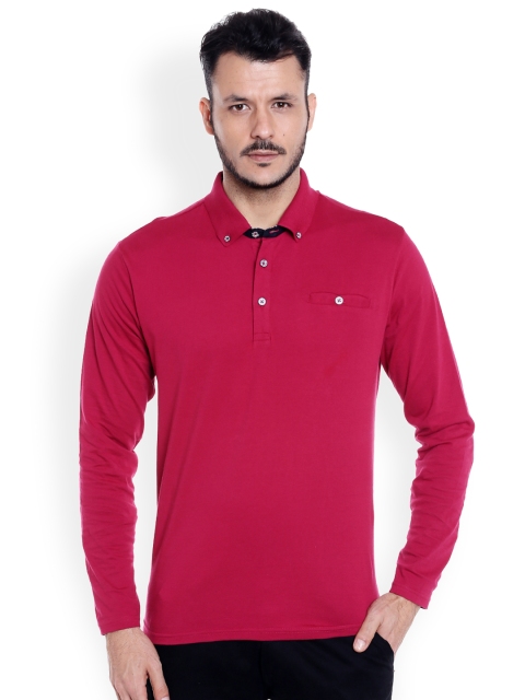 

Dream of Glory Inc Men Pink Solid T-shirt