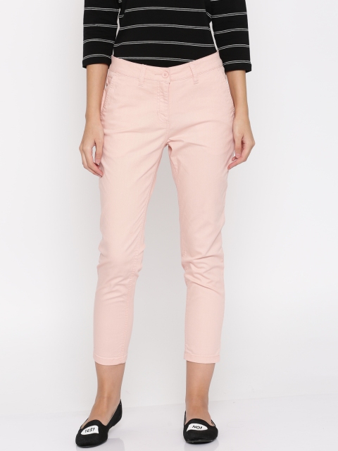 

Honey by Pantaloons Women Pink Trousers