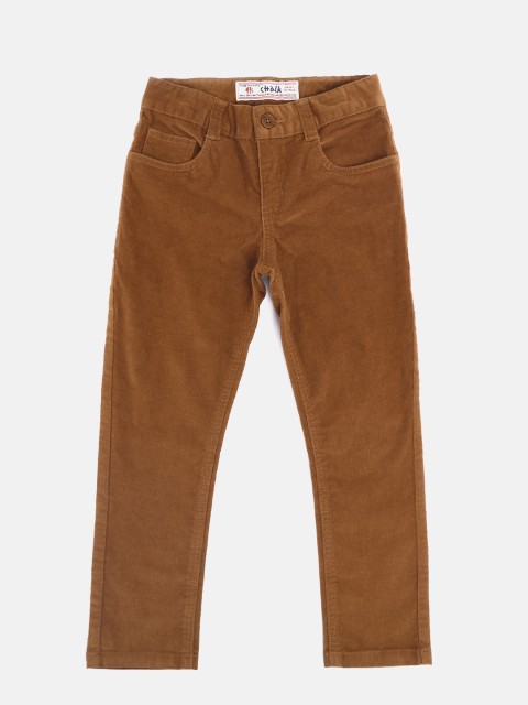 

CHALK by Pantaloons Boys Brown Corduroy Trousers