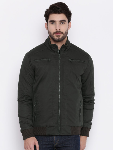 

People Men Coffee Brown Solid Bomber