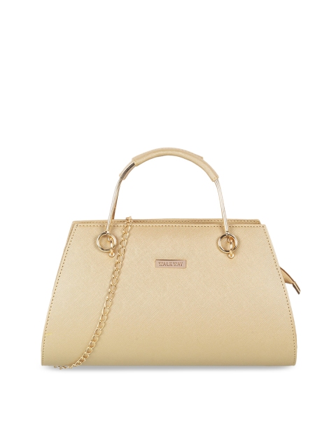 

WALKWAY by Metro Women Beige Structured Handheld Bag