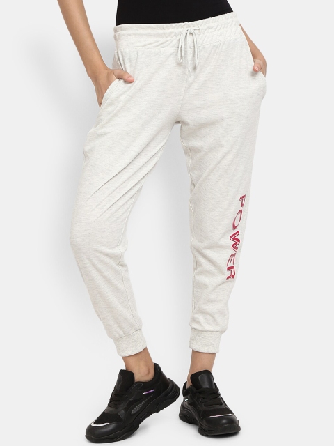 

V-Mart Women Grey-Melange Solid Jogger