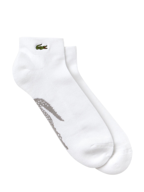 

Lacoste Men White Ankle-Length Socks