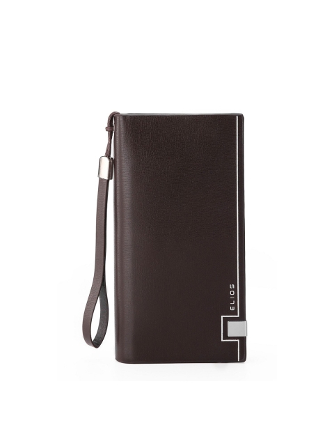 

Elios Brown Solid Purse Cardholder Phoneholder Stylish Trendy Clutch