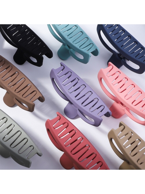 

FIMBUL Women Peach-Coloured & Brown 9 Claw Clip