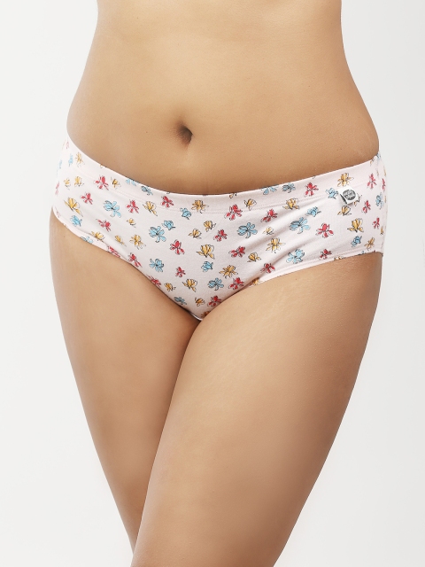 

Wear Equal Women White Printed Basic Briefs