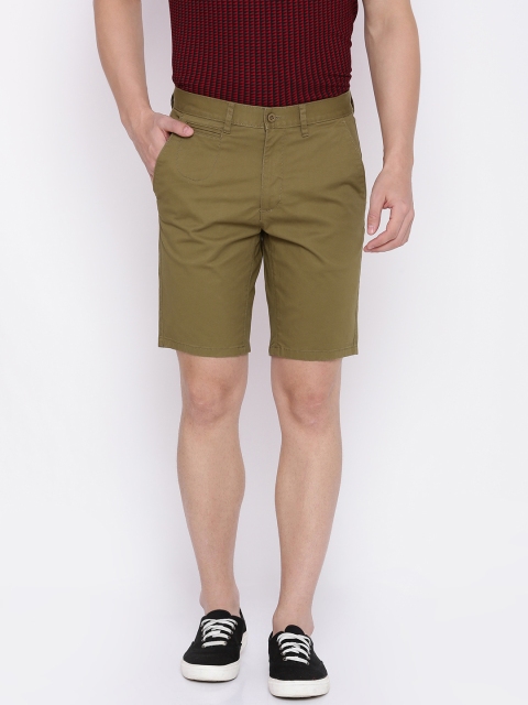 

John Miller Hangout Men Khaki Solid Slim Fit Chino Shorts