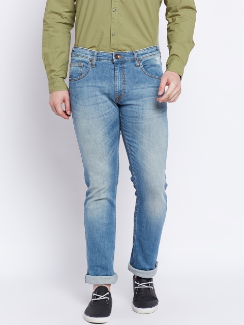 

Pepe Jeans Men Blue Mid-Rise Clean Look Stretchable Jeans