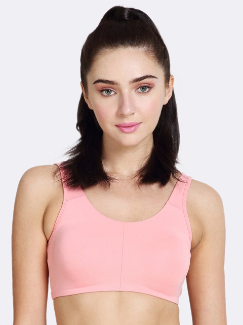 

Van Heusen Pink Solid Non Padded Bra