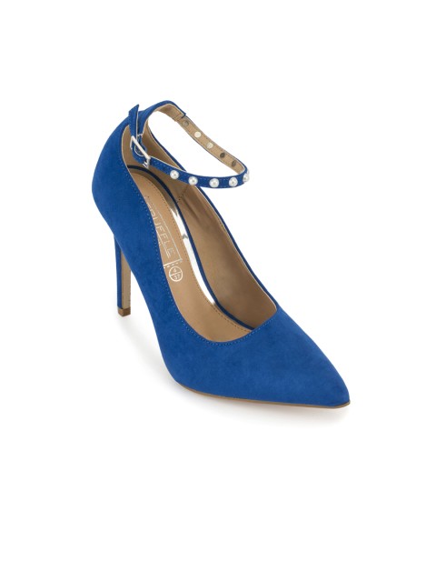 

Truffle Collection Women Blue Solid Pumps