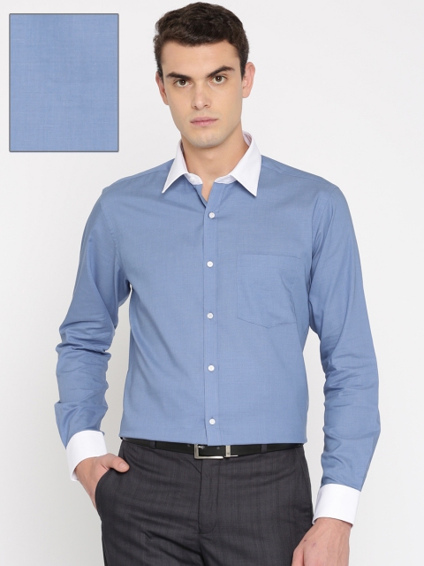 

Park Avenue Men Blue Slim Fit Solid Formal Shirt