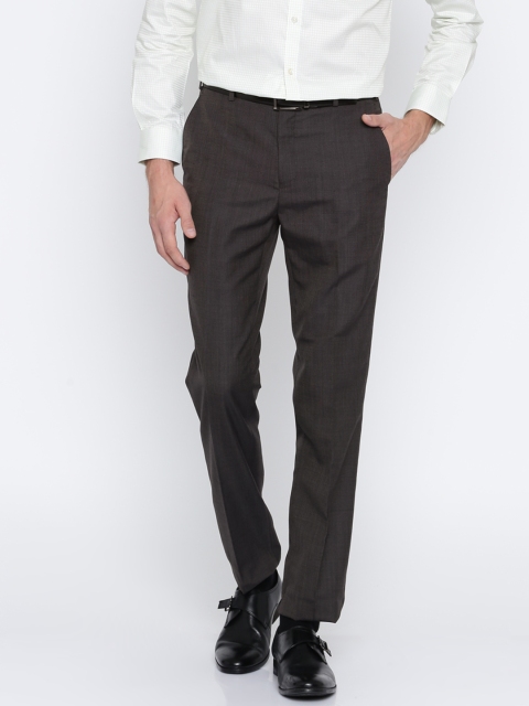 

Raymond Men Grey Regular Fit Solid Formal Trousers