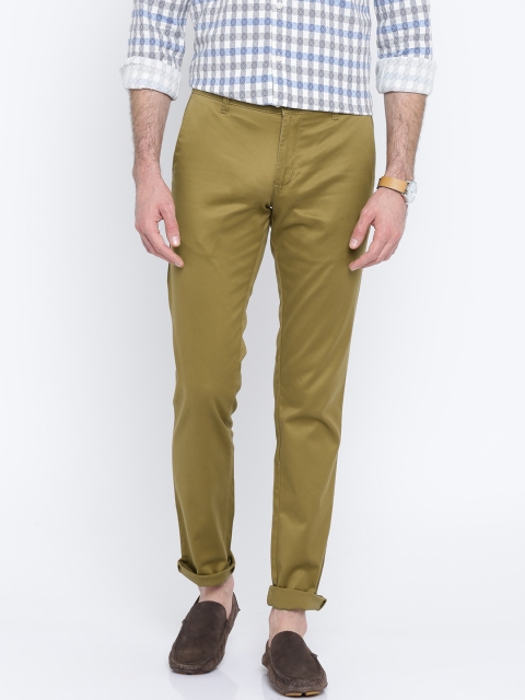 

Parx Men Khaki Tapered Fit Solid Chinos