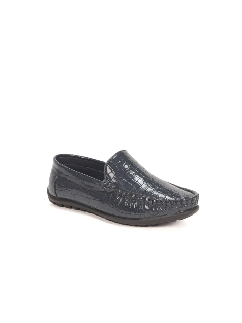 

Lil Lollipop Boys Blue Textured Loafers