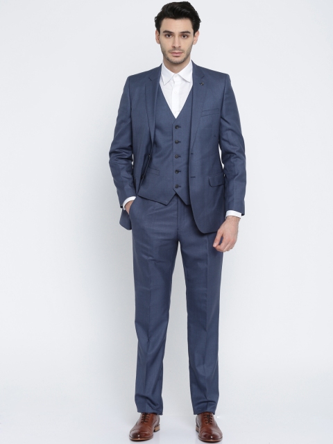 

Raymond Blue Contemporary Fit Single-Breasted Formal Suit