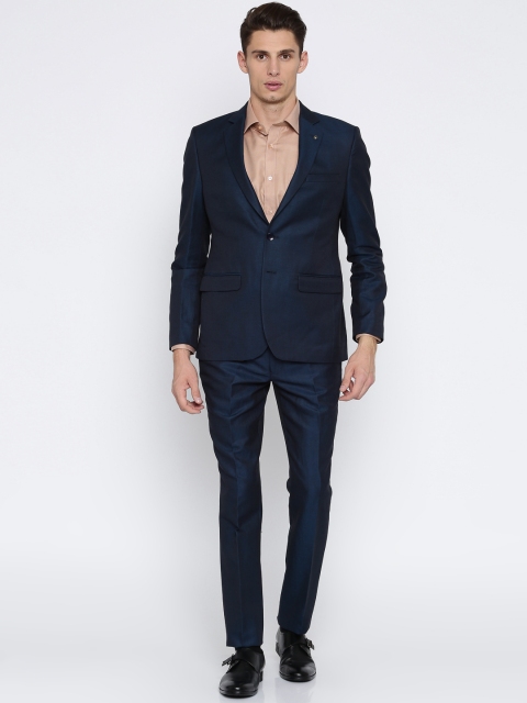 

Parx Blue Urban Fit Single-Breasted Formal Suit