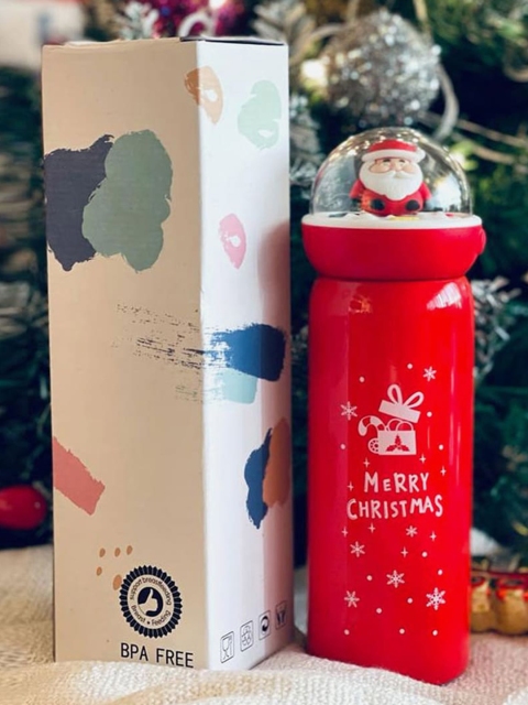 

Little Surprise Box LLP Kids Red Printed Stainless Steel Water Bottle 450 ml