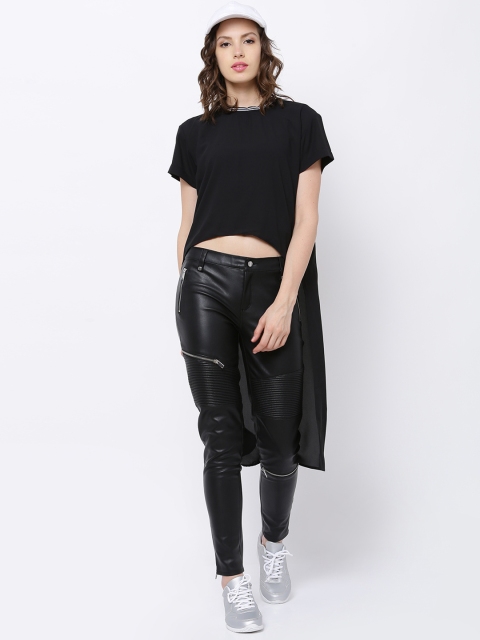 

Tokyo Talkies Black High-Low Top