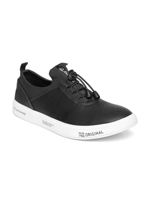 

Duke Men Black Slip-Ons