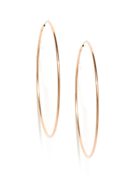 

Accessorize Rose Gold-Plated Hoop Earrings