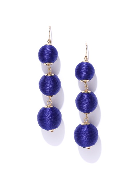 

Accessorize Blue Spherical Drop Earrings