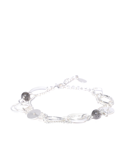 

Accessorize Silver-Toned Dual-Stranded Bracelet