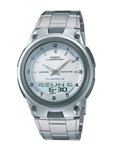 

CASIO Youth Series Men Silver Dial Analog-Digital Watch AW-80D-7AVDF - AD62