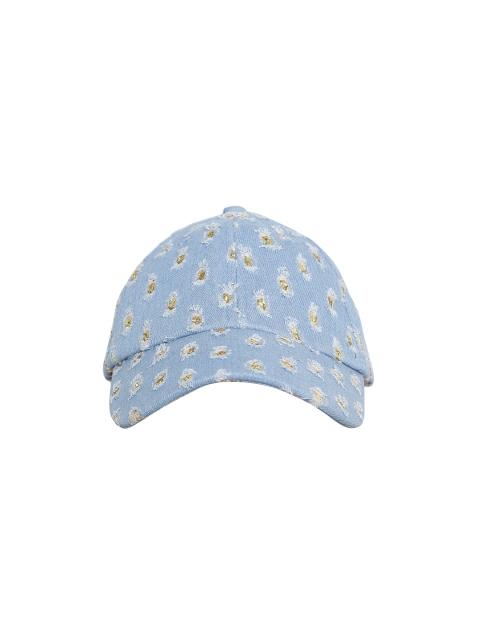 

Blueberry Women Blue Shimmer Detail Denim Cap
