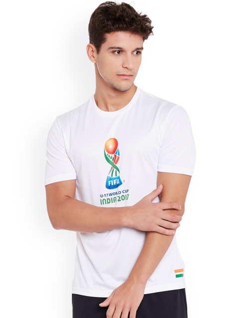 

FIFA U-17 WC Men White Printed Slim Fit Fifa Emblem T-shirt