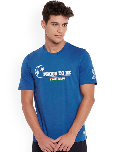 

FIFA U-17 WC Men Blue Printed Slim Fit T-shirt