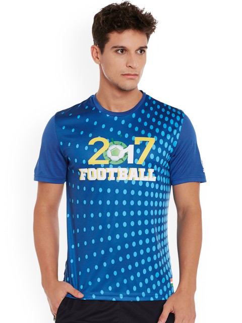 

FIFA U-17 WC Men Blue Printed Slim Fit Fifa Football 2017 T-shirt