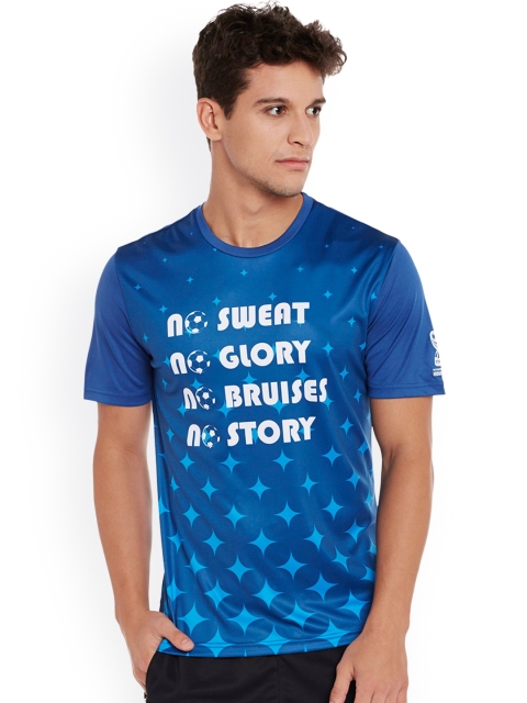 

FIFA U-17 WC Men Blue Printed Slim Fit T-shirt