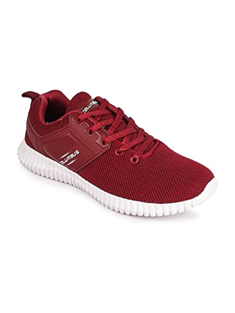 

Columbus Men Maroon Mesh Running Shoes