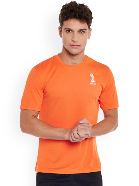 

FIFA U-17 WC Men Orange Solid Slim Fit T-shirt