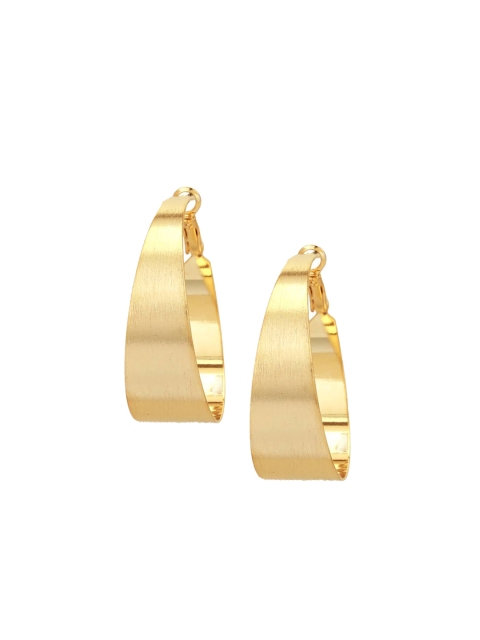 

Adwitiya Collection Gold-Toned Classic Hoop Earrings