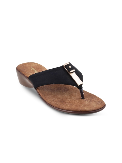 

Metro Women Black Solid Wedges
