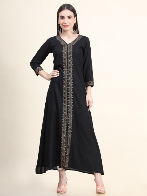 

DAEVISH Black Ethnic Maxi Dress