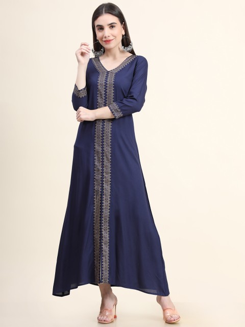 

DAEVISH Blue Ethnic Maxi Dress