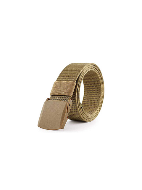 

HENEDA Men Beige Woven Design Belt
